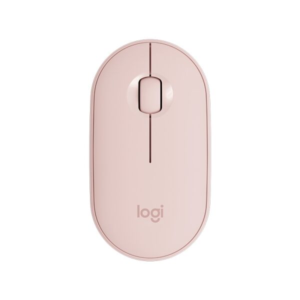 Мышь Logitech M350 Pebble (розовый)