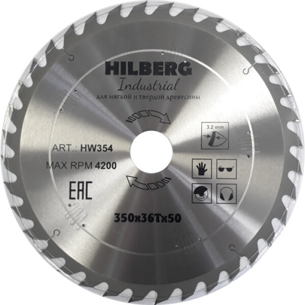 Пильный диск Hilberg HW354 350*50*36Т