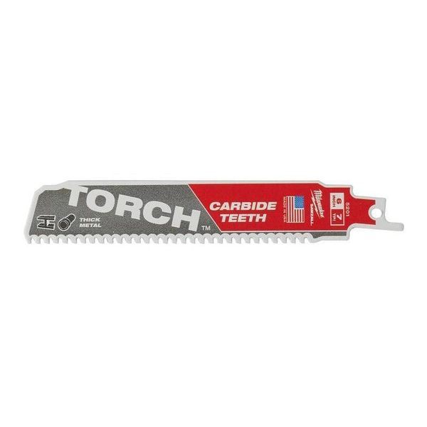 Полотно для саб. пилы (по металлу) MILWAUKEE GENERAL TORCH CARBIDE TEETH 150х3.6 5 шт 48005501