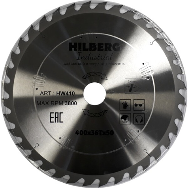 Пильный диск Hilberg HW410 400*50*36Т