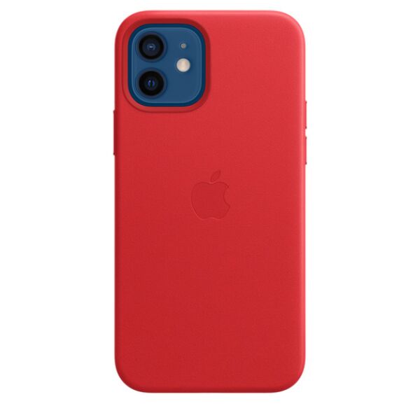 Чехол Apple MagSafe Leather Case для iPhone 12/12 Pro (красный) MHKD3ZM/A