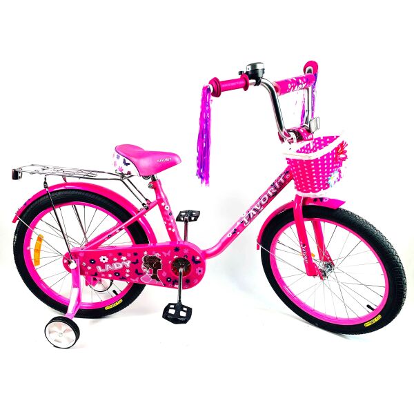 Детский велосипед Favorit Lady 16 (LAD-P16RS) (розовый)