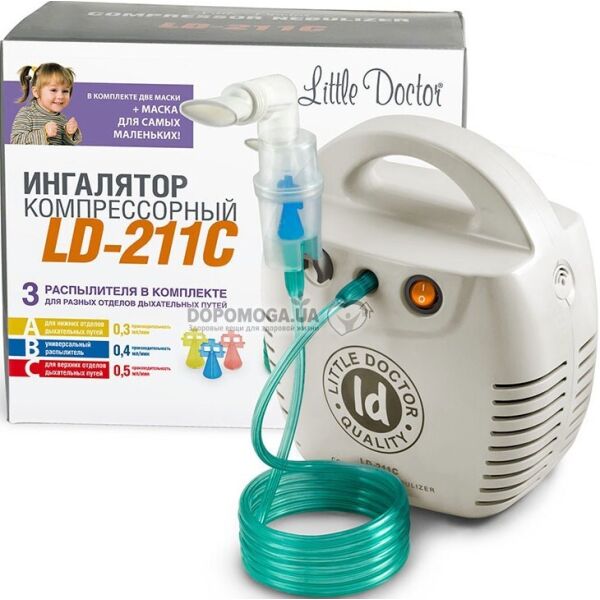 Ингалятор компрессорный LITTLE DOCTOR белый LD-211C