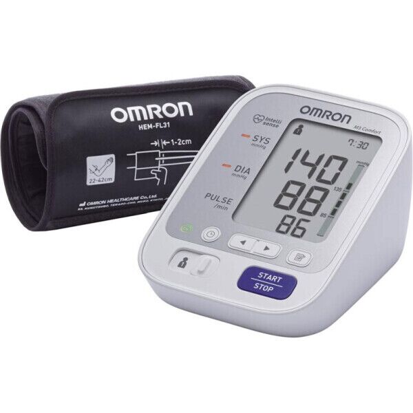 Тонометр Omron M3 Comfort (HEM-7134-ALRU).