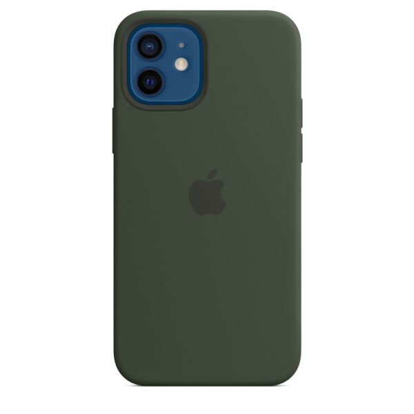 Чехол Apple MagSafe Silicone Case для iPhone 12/12 Pro (кипрский зеленый) MHL33ZE/A
