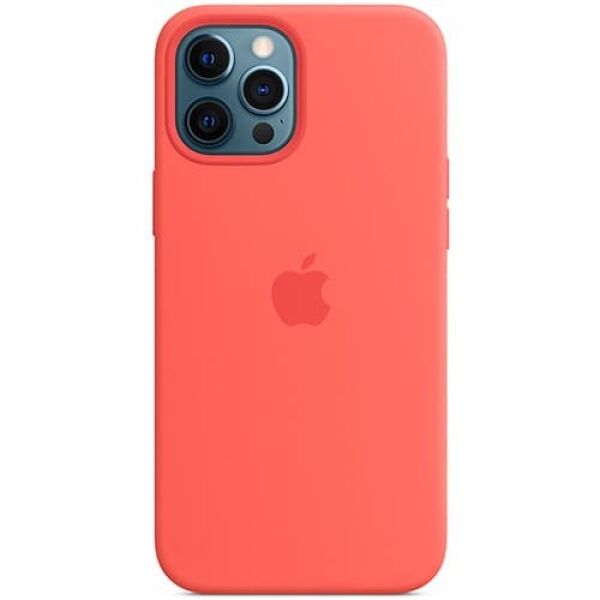 Чехол Apple MagSafe Silicone Case для iPhone 12 Pro Max (розовый цитрус) MHL93ZE/A