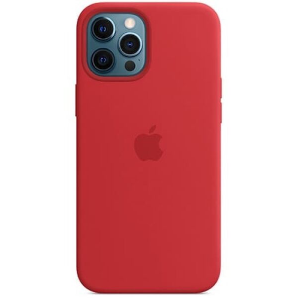 Чехол Apple MagSafe Silicone Case для iPhone 12 Pro Max (красный) MHLF3ZE/A