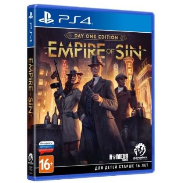 Игра Empire of Sin. Издание первого дня для PlayStation 4  [русские субтитры]