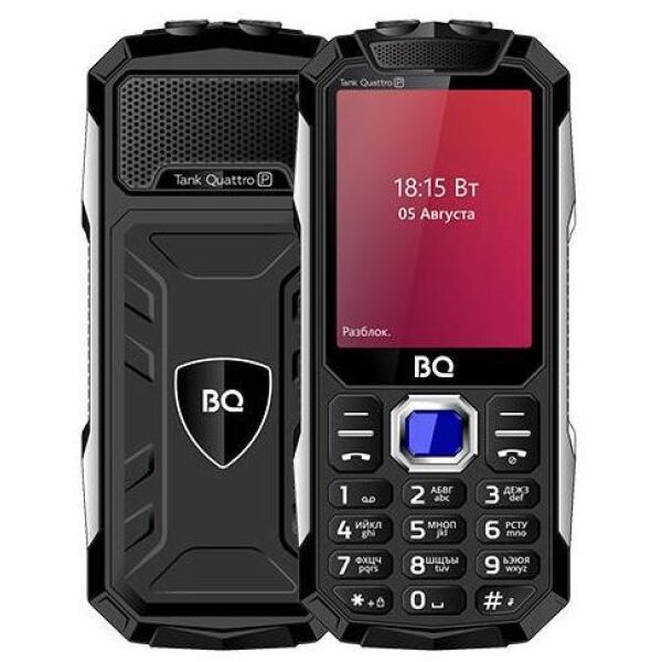 Мобильный телефон BQ-Mobile BQ-2817 Tank Quattro Power (черный)