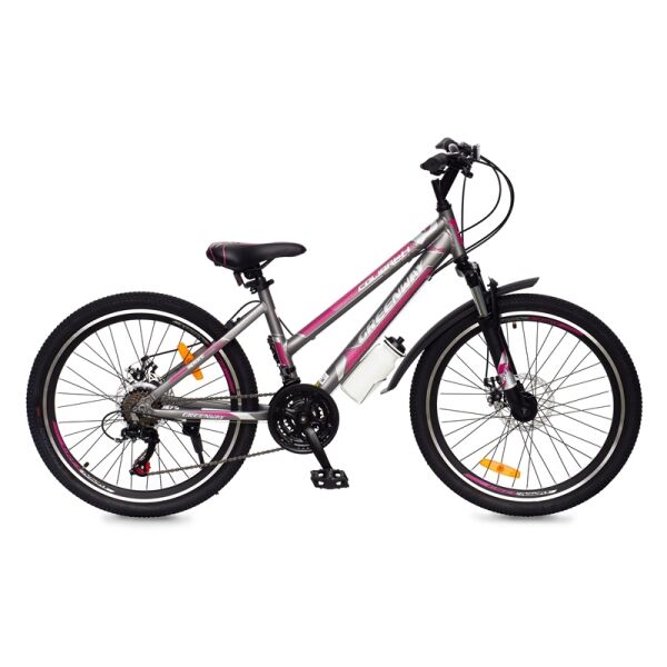 Велосипед Greenway Colibri-H 24 (серый/розовый)