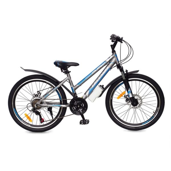 Велосипед Greenway Colibri-H 24 (серый/синий)