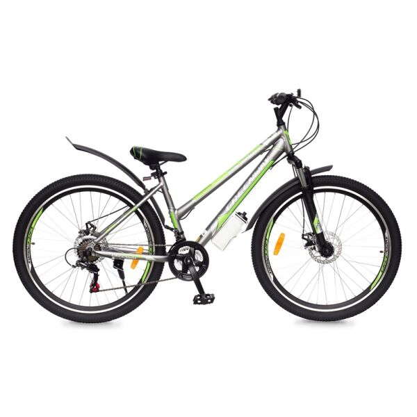 Велосипед Greenway Colibri-H 27.5 (серый/зеленый)