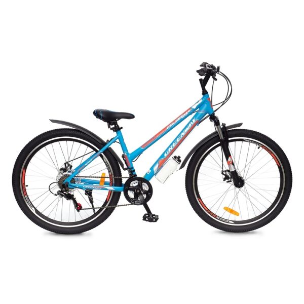 Велосипед Greenway Colibri-H 27.5 (голубой/оранжевый)